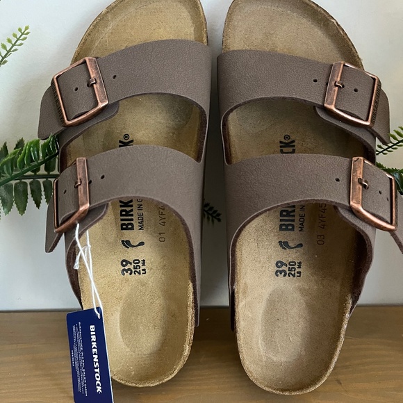 Brand new Birkenstock Arizona- Birkibuc - Mocha - Picture 4 of 6